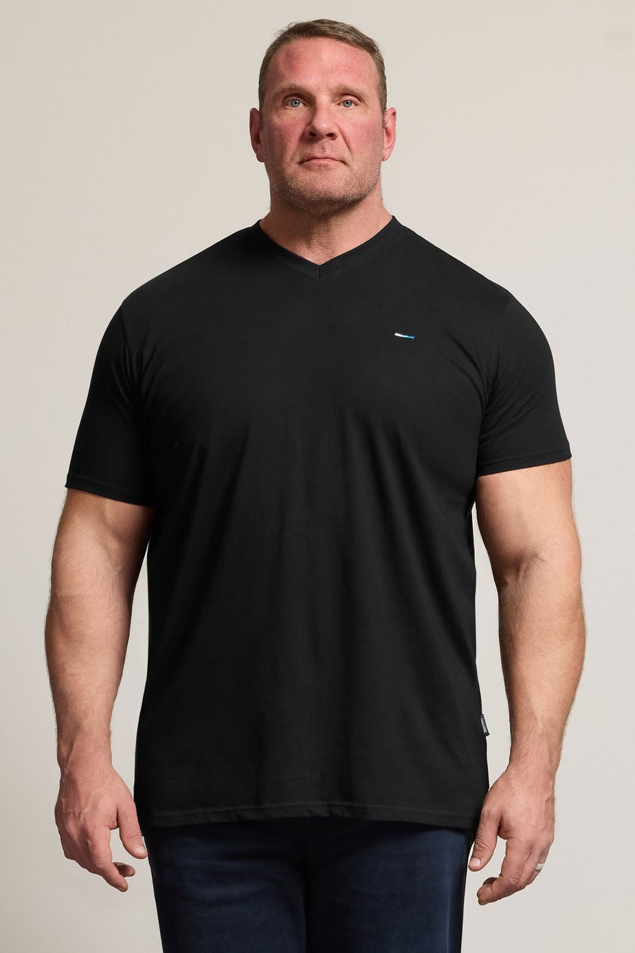 BadRhino Black 5 Pack V-Neck T-Shirts