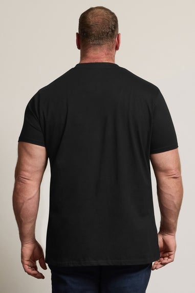 BadRhino Black 5 Pack V-Neck T-Shirts