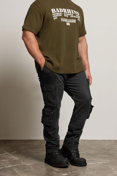 BadRhino Black Cargo Trousers