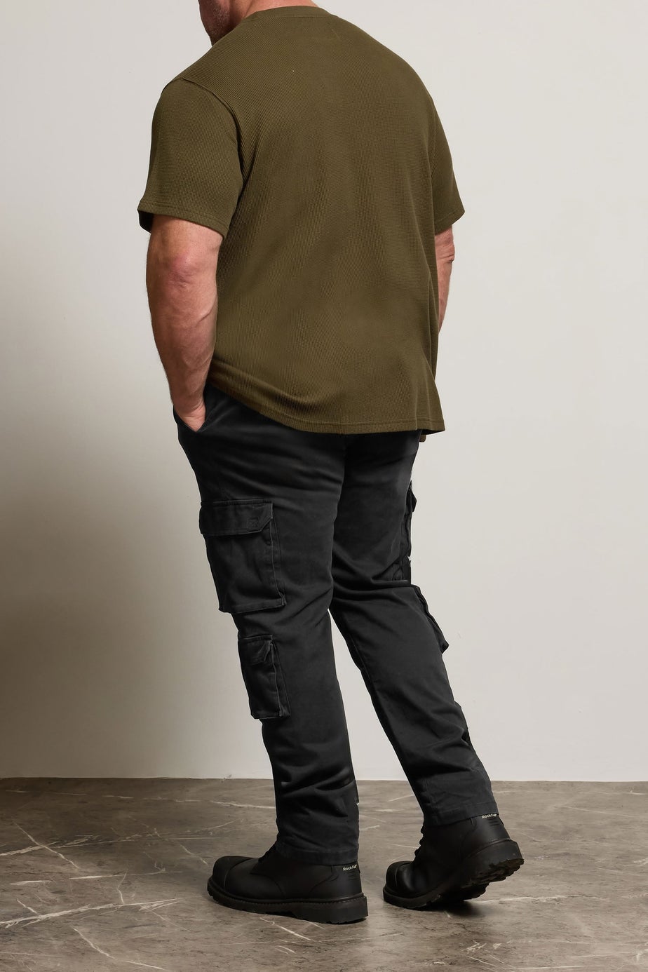 BadRhino Black Cargo Trousers