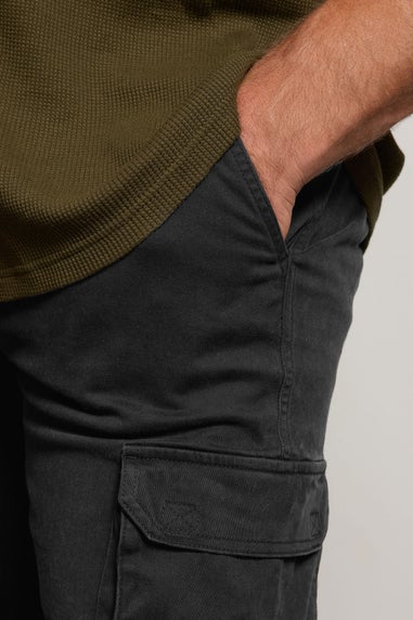 BadRhino Black Cargo Trousers