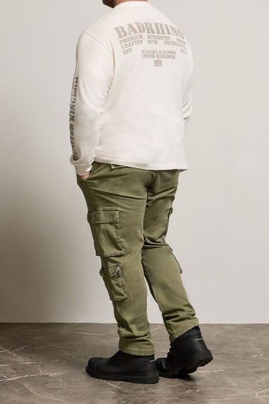 BadRhino Olive Green Cargo Trousers