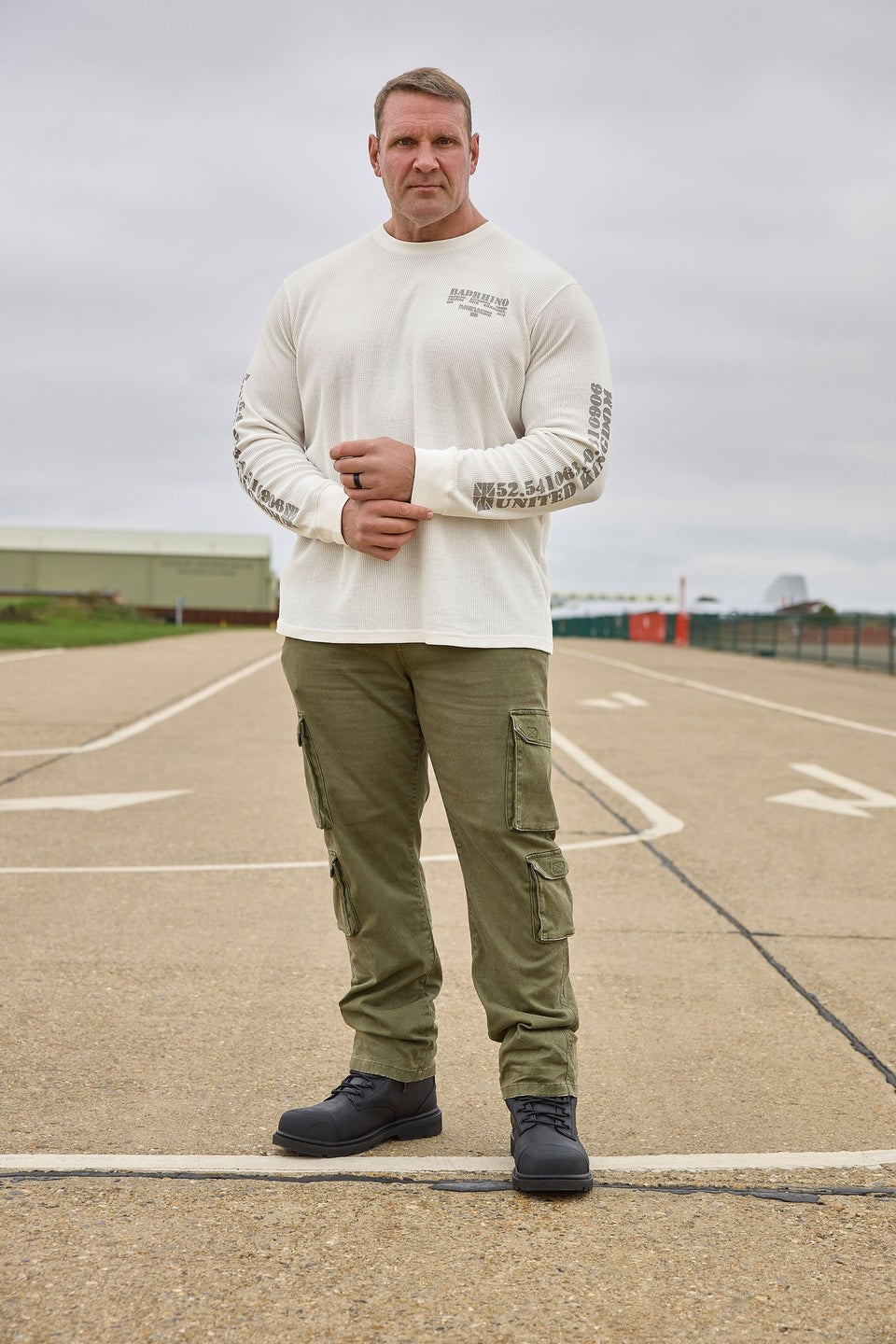 BadRhino Olive Green Cargo Trousers