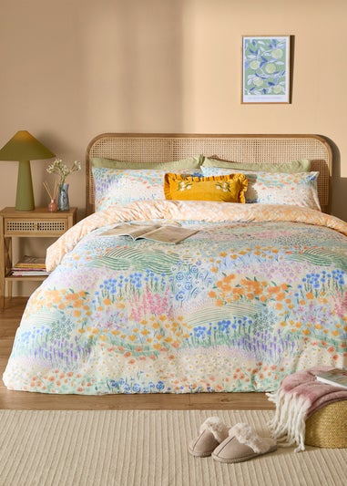 Furn Florin Reversible Multicolour Duvet Cover Set