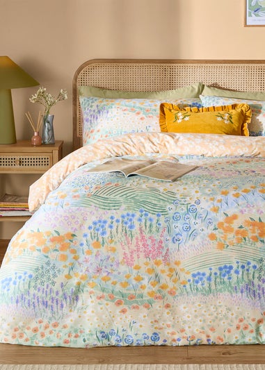 Furn Florin Reversible Multicolour Duvet Cover Set