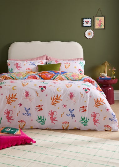 Furn Seraphine Reversible Multicolour Duvet Cover Set