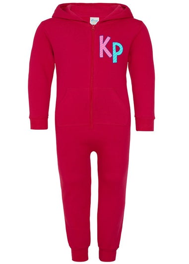 Ada & Ted Brands In I Love K-Pop Girls Hot Pink Graphic Onesie (3-13 Years)