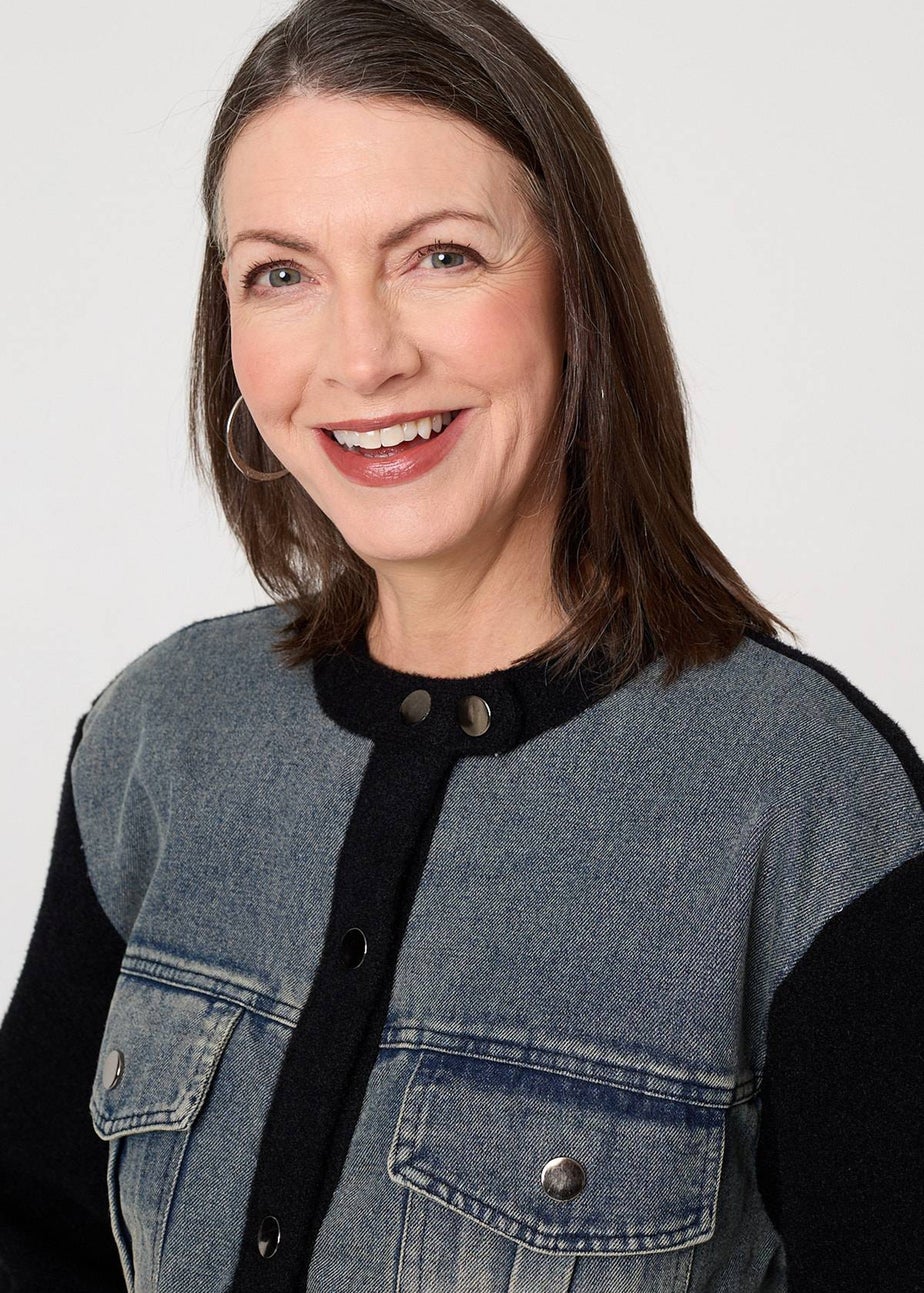 Izabel London Black Denim Contrast Texture Boxy Jacket