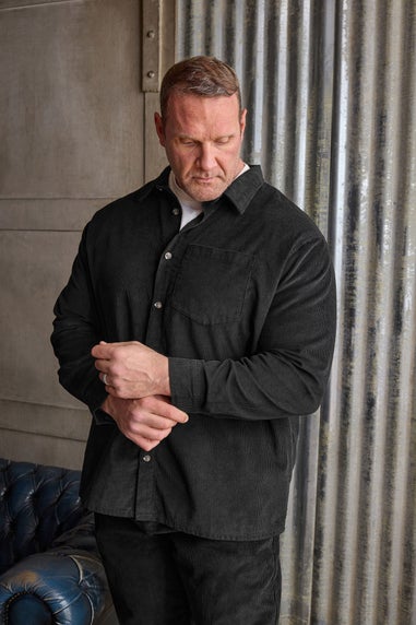 BadRhino Black Corduroy Overshirt