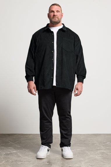 BadRhino Black Corduroy Overshirt