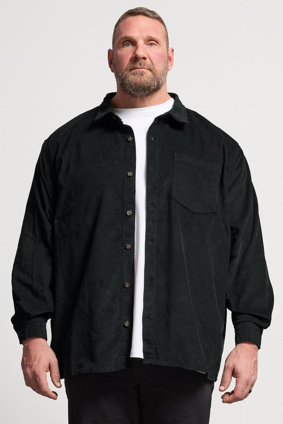 BadRhino Black Corduroy Overshirt