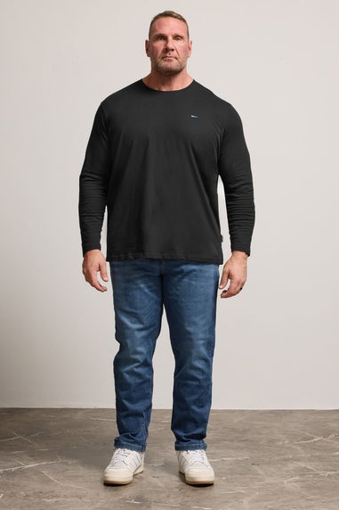 BadRhino Blue Mid Rinse Stretch Jeans