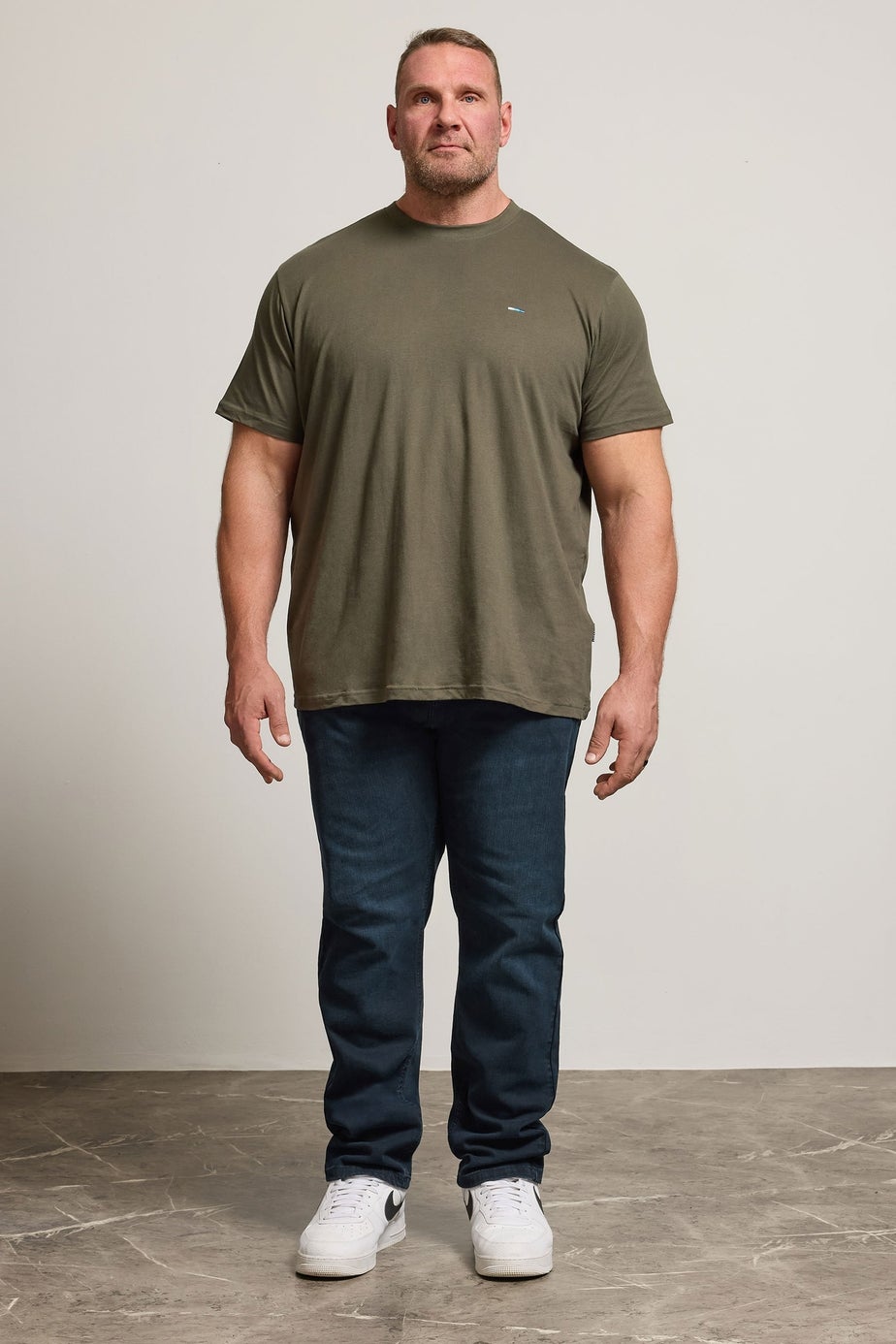 BadRhino Ink Blue Straight Leg Stretch Jeans