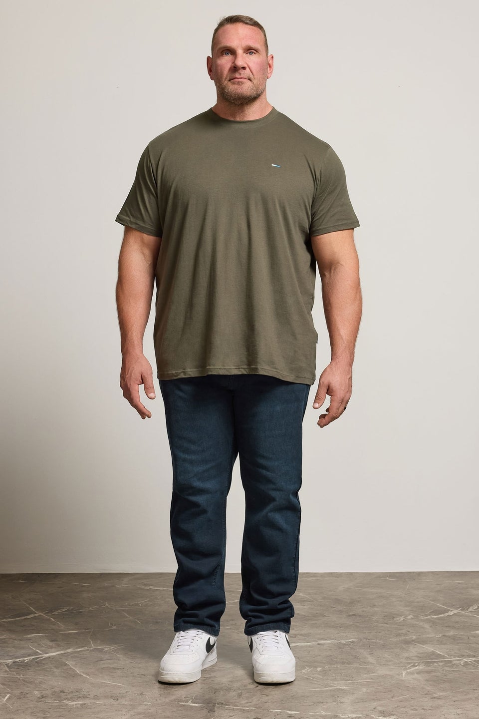 BadRhino Ink Blue Straight Leg Stretch Jeans