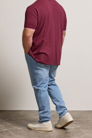 BadRhino Light Blue Straight Leg Stretch Jeans