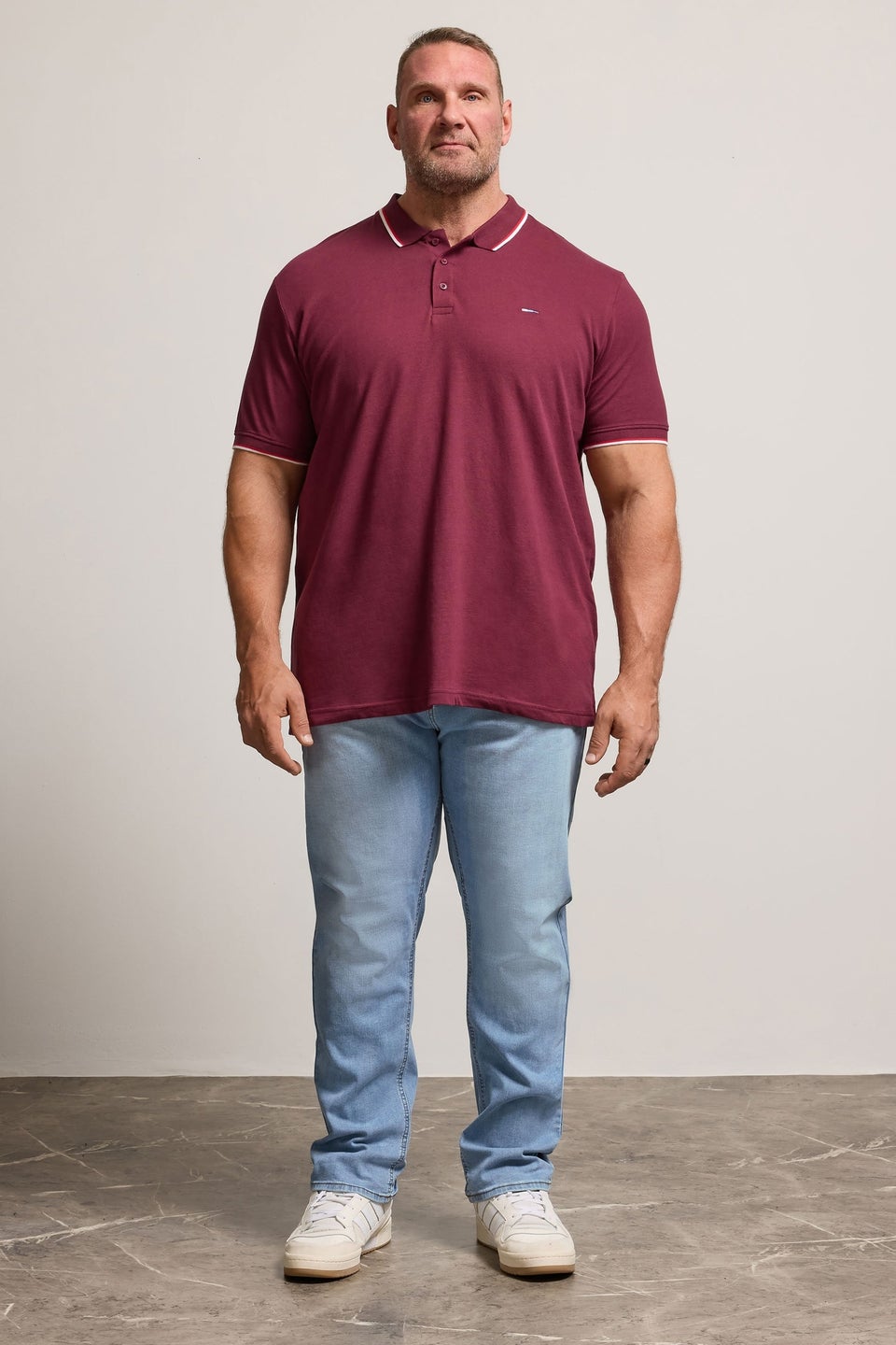 BadRhino Light Blue Straight Leg Stretch Jeans