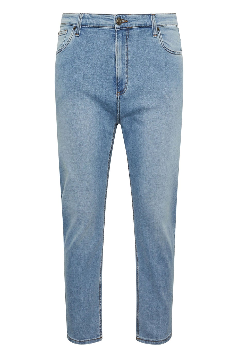 BadRhino Light Blue Straight Leg Stretch Jeans