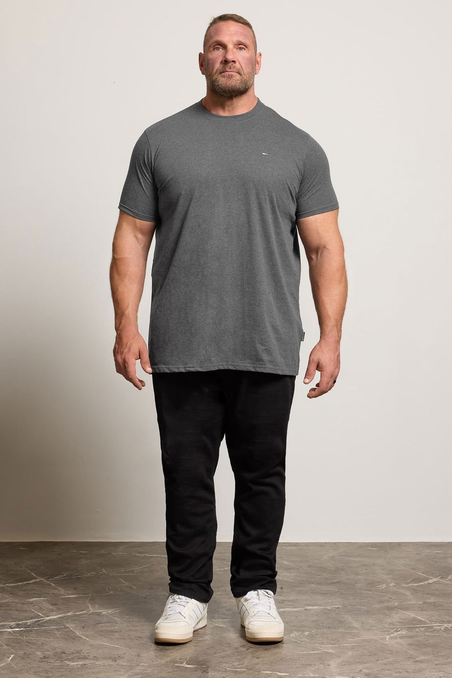 BadRhino 5 Pack Black/White/Navy Blue/Green/Grey Extra Long Core T-Shirts