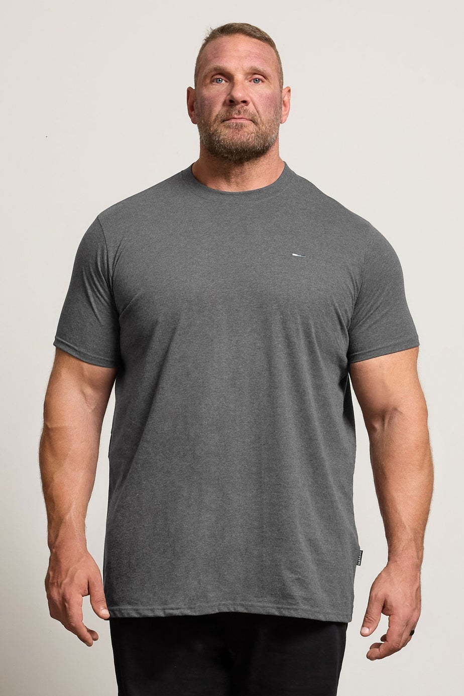 BadRhino 5 Pack Black/White/Navy Blue/Green/Grey Extra Long Core T-Shirts