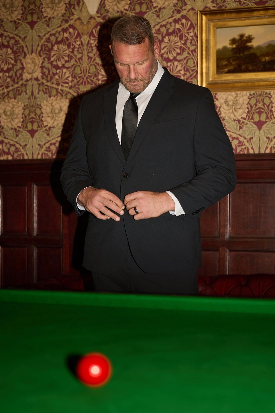 BadRhino Black Plain Suit Jacket