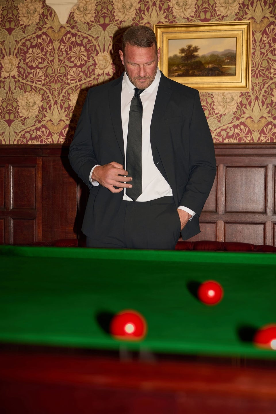 BadRhino Black Plain Suit Jacket