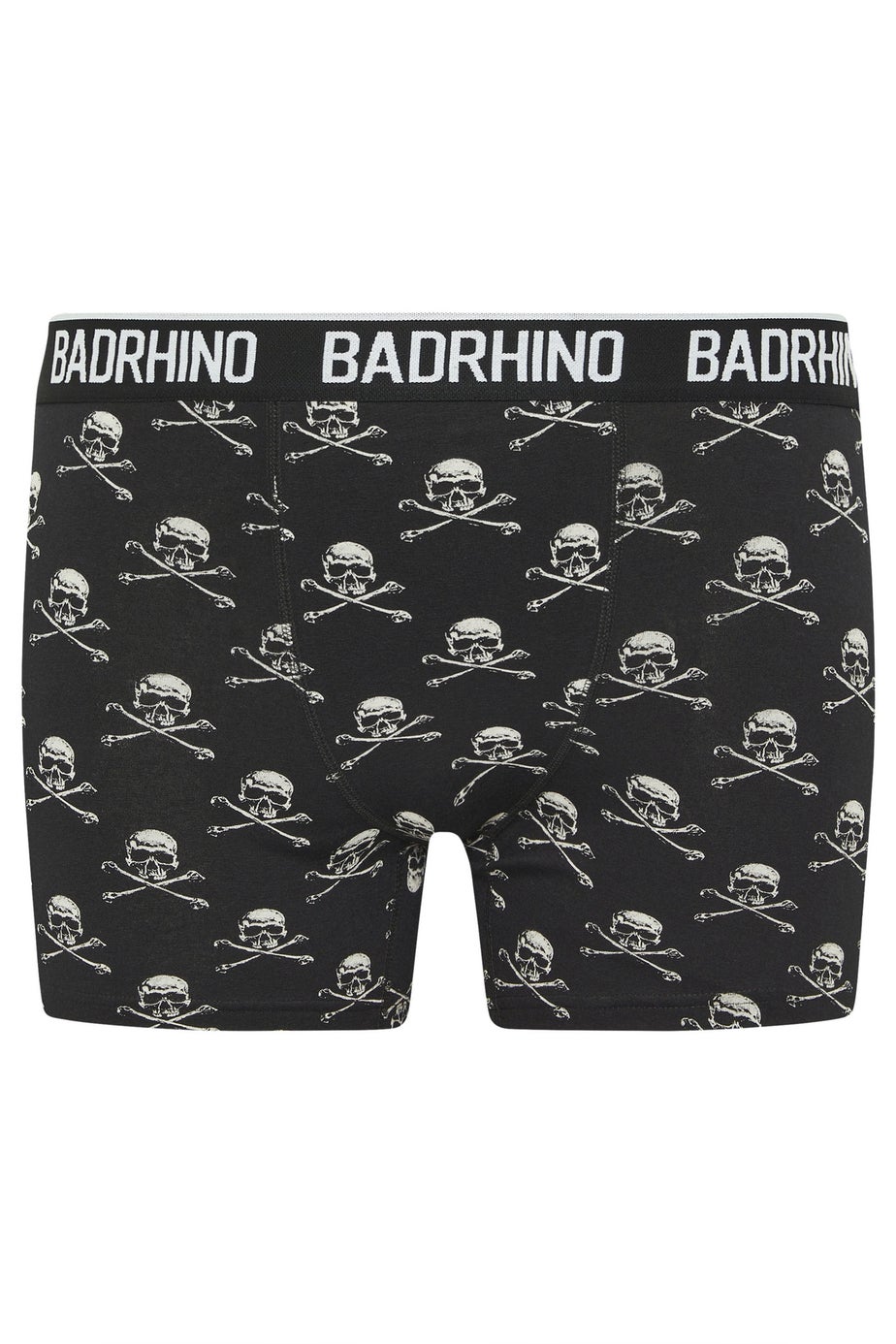 BadRhino 3 Pack Black Skull Boxers
