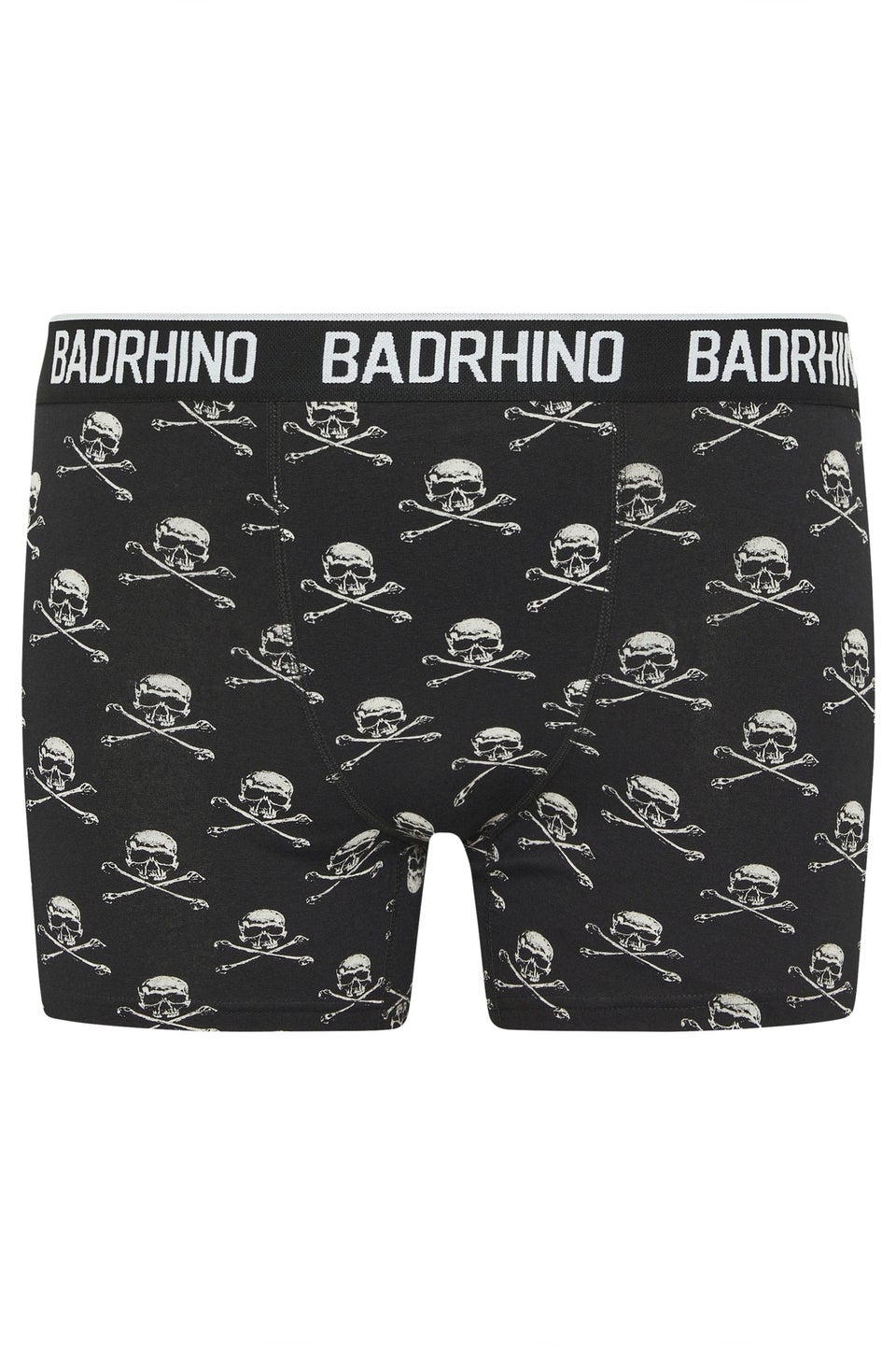 BadRhino 3 Pack Black Skull Boxers
