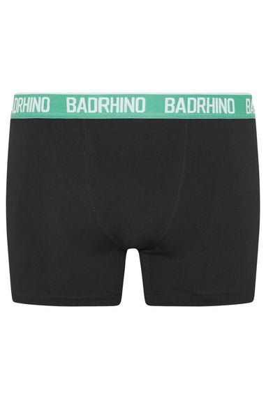 BadRhino 5 Pack Black Waistband Boxers