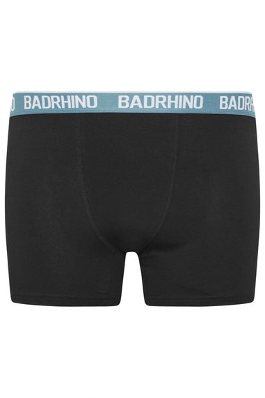 BadRhino 5 Pack Black Waistband Boxers