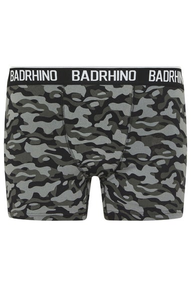 BadRhino 3 Pack Black/Grey/Green Camo Boxers