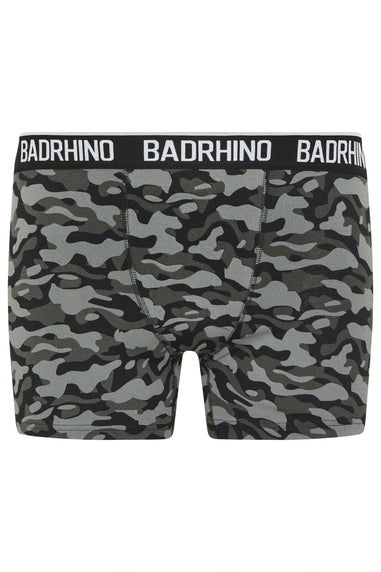 BadRhino 3 Pack Black/Grey/Green Camo Boxers