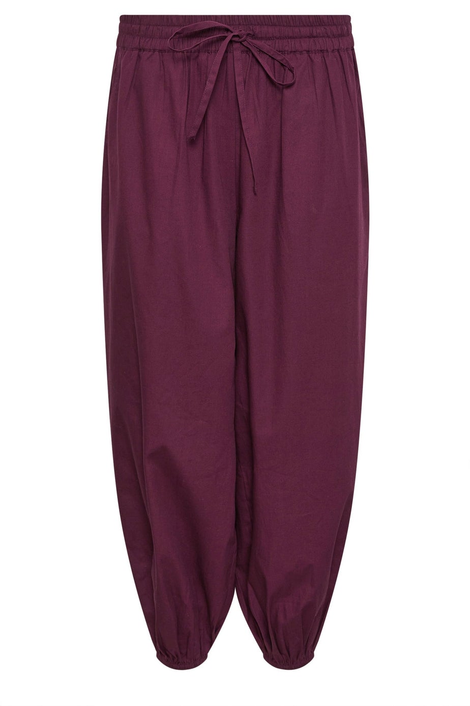 PixieGirl Petite Plum Purple Poplin Balloon Trousers