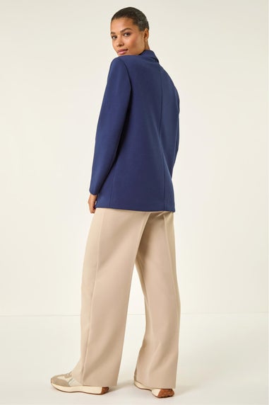 Roman Navy Premium Stretch Ponte Blazer