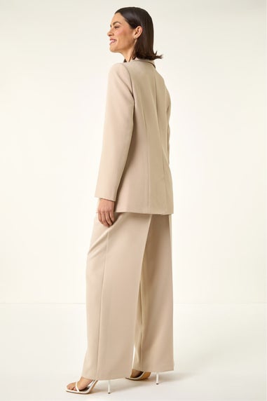 Roman Stone Single Breasted Stretch Blazer