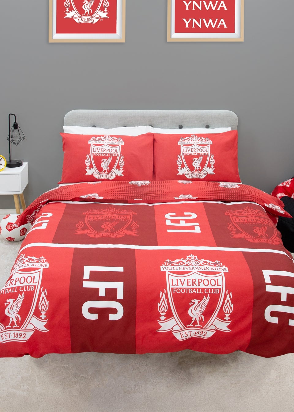 Liverpool FC Red Crunch Duvet Cover