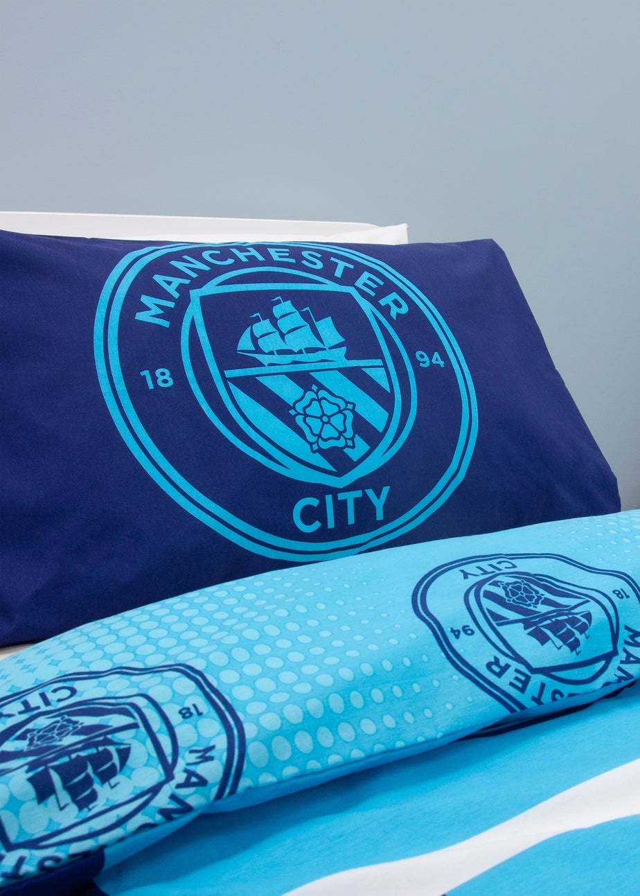 Manchester City FC Blue Flashy Duvet Cover