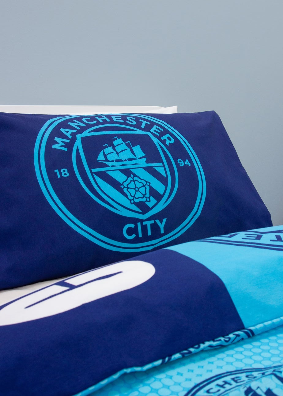 Manchester City FC Blue Flashy Duvet Cover