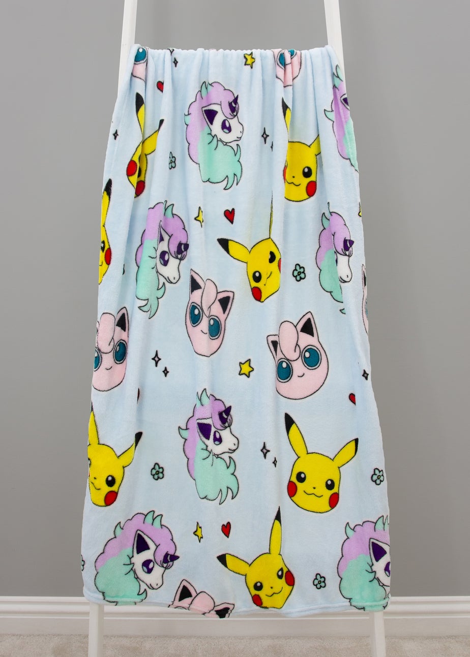 Pokemon Blue Spirit Fleece Blanket