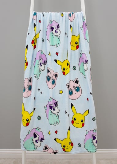 Pokemon Blue Spirit Fleece Blanket