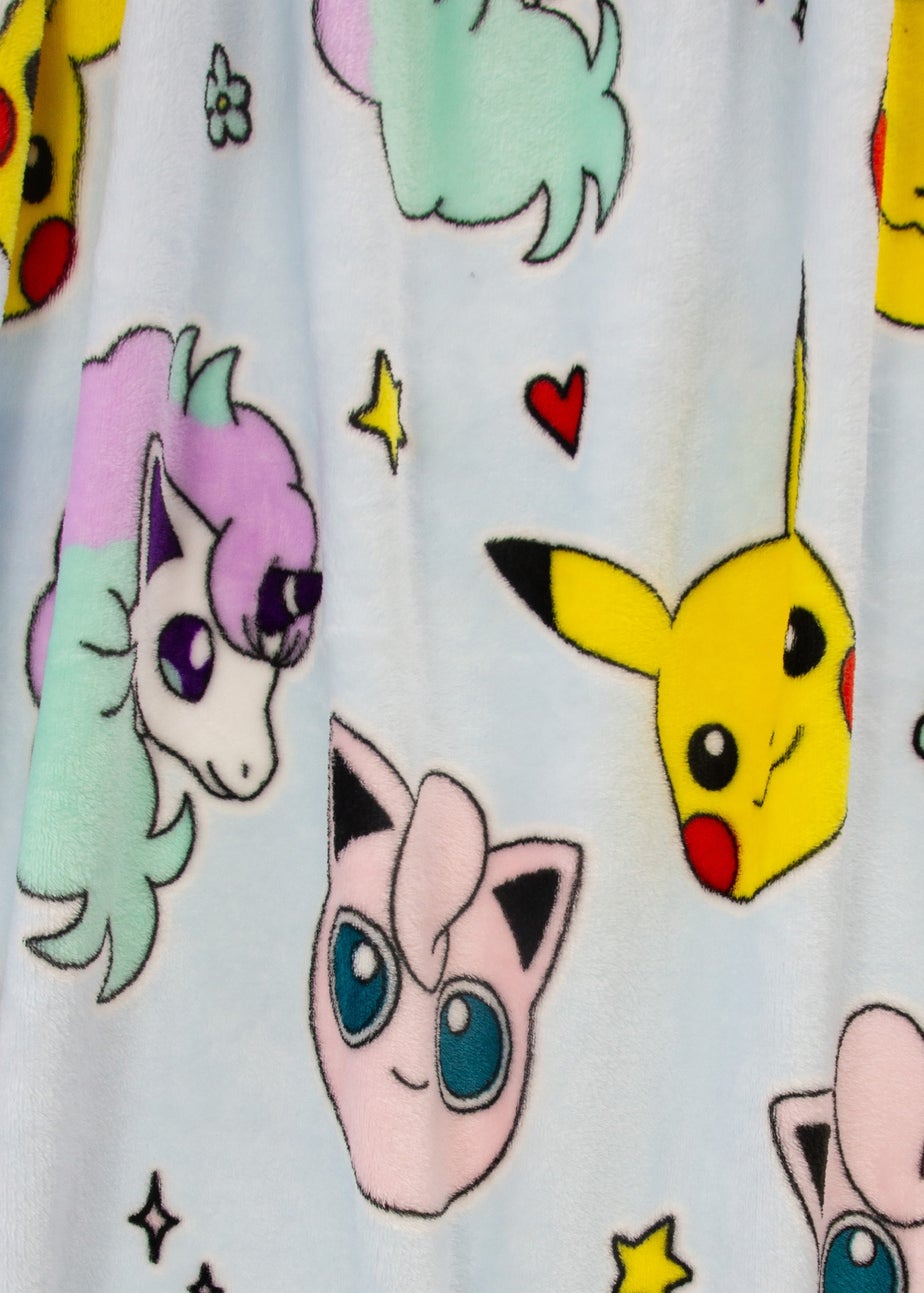 Pokemon Blue Spirit Fleece Blanket