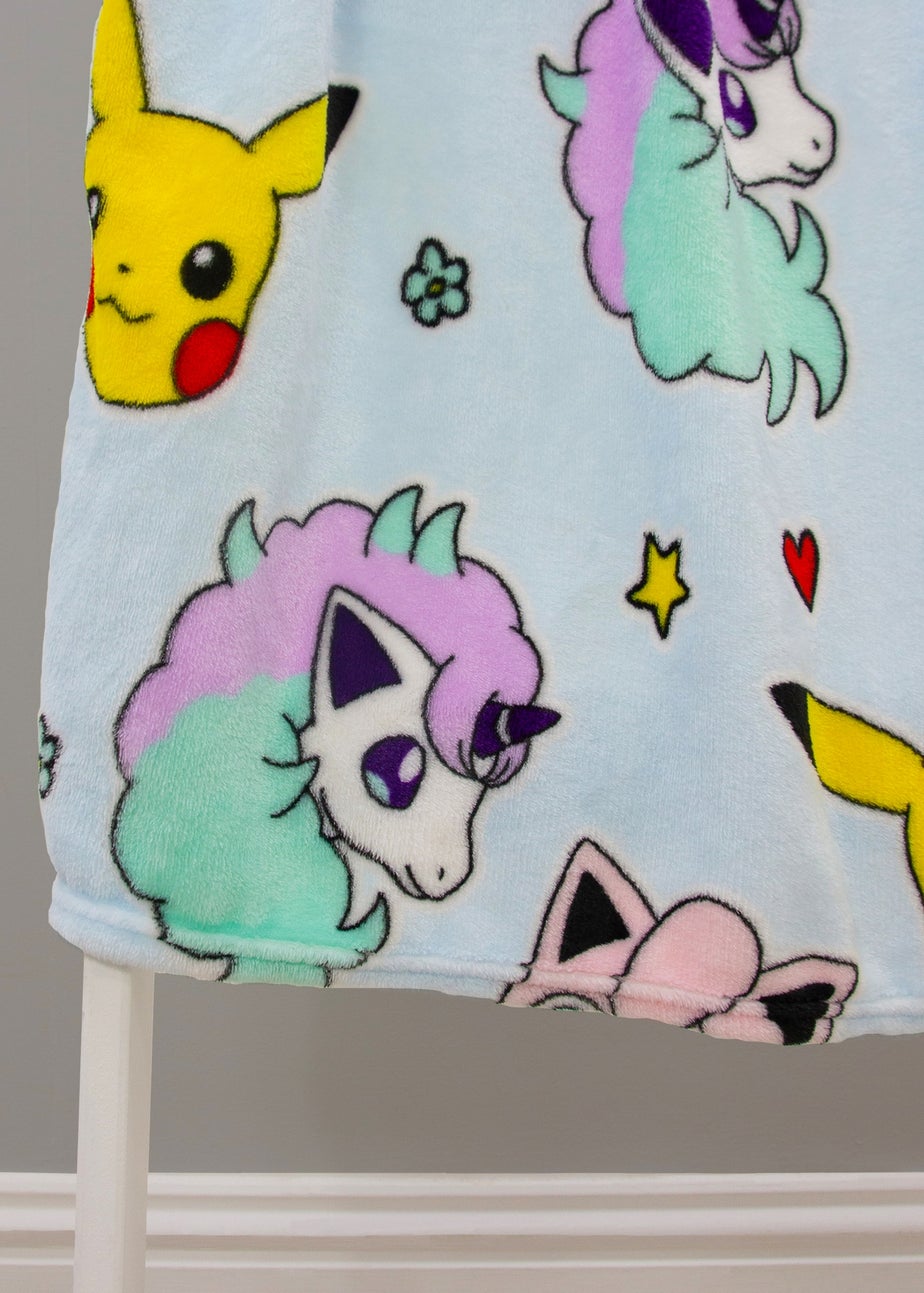 Pokemon Blue Spirit Fleece Blanket