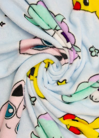 Pokemon Blue Spirit Fleece Blanket