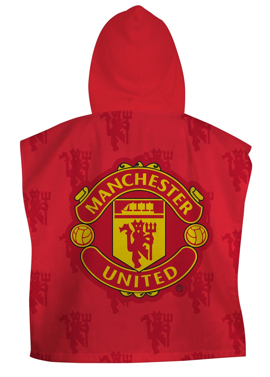 Manchester United FC Red Boots Poncho