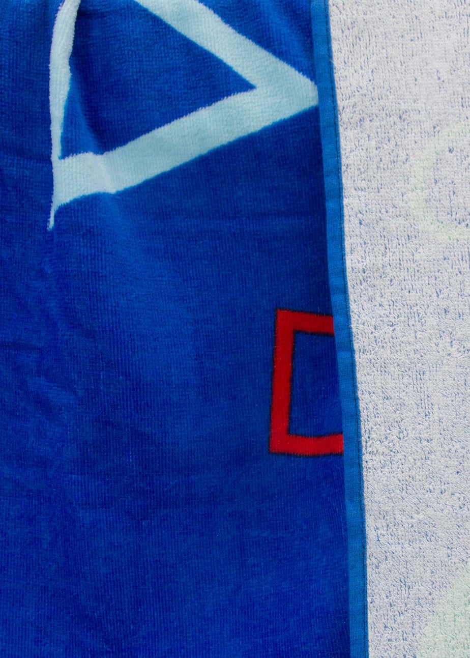 PlayStation Blue Scatter Towel