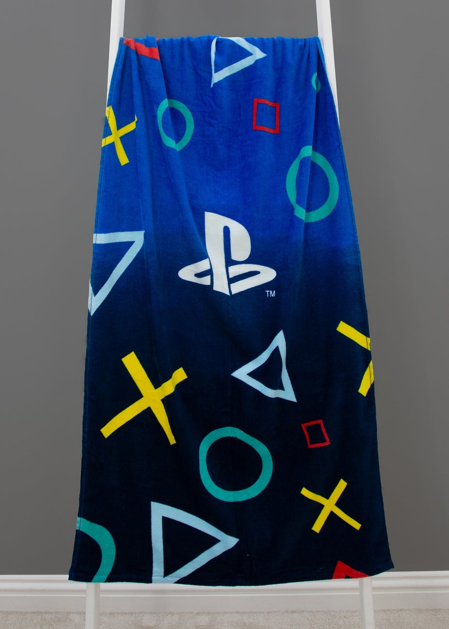 PlayStation Blue Scatter Towel