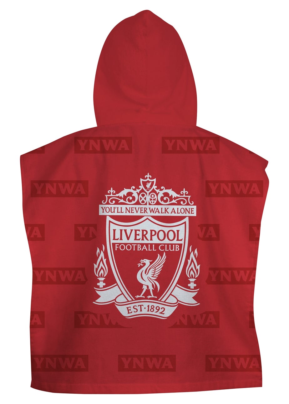 Liverpool FC Red Boots Towel Poncho