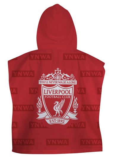 Liverpool FC Red Boots Towel Poncho