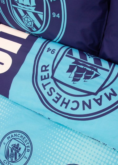 Manchester City FC Blue Flashy Duvet Cover