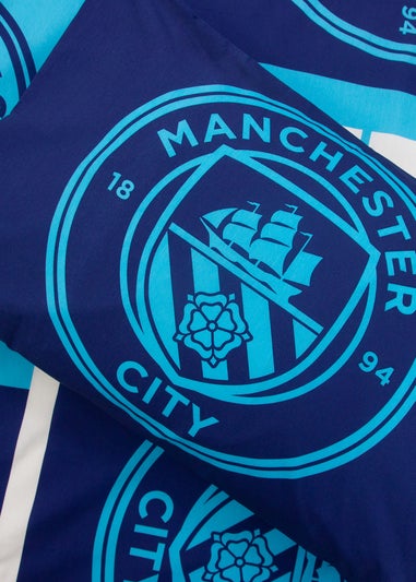 Manchester City FC Blue Flashy Duvet Cover