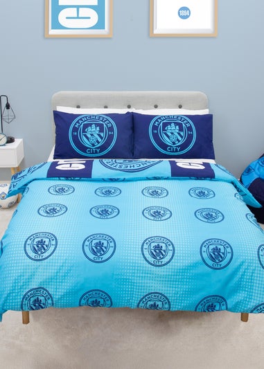 Manchester City FC Blue Flashy Duvet Cover